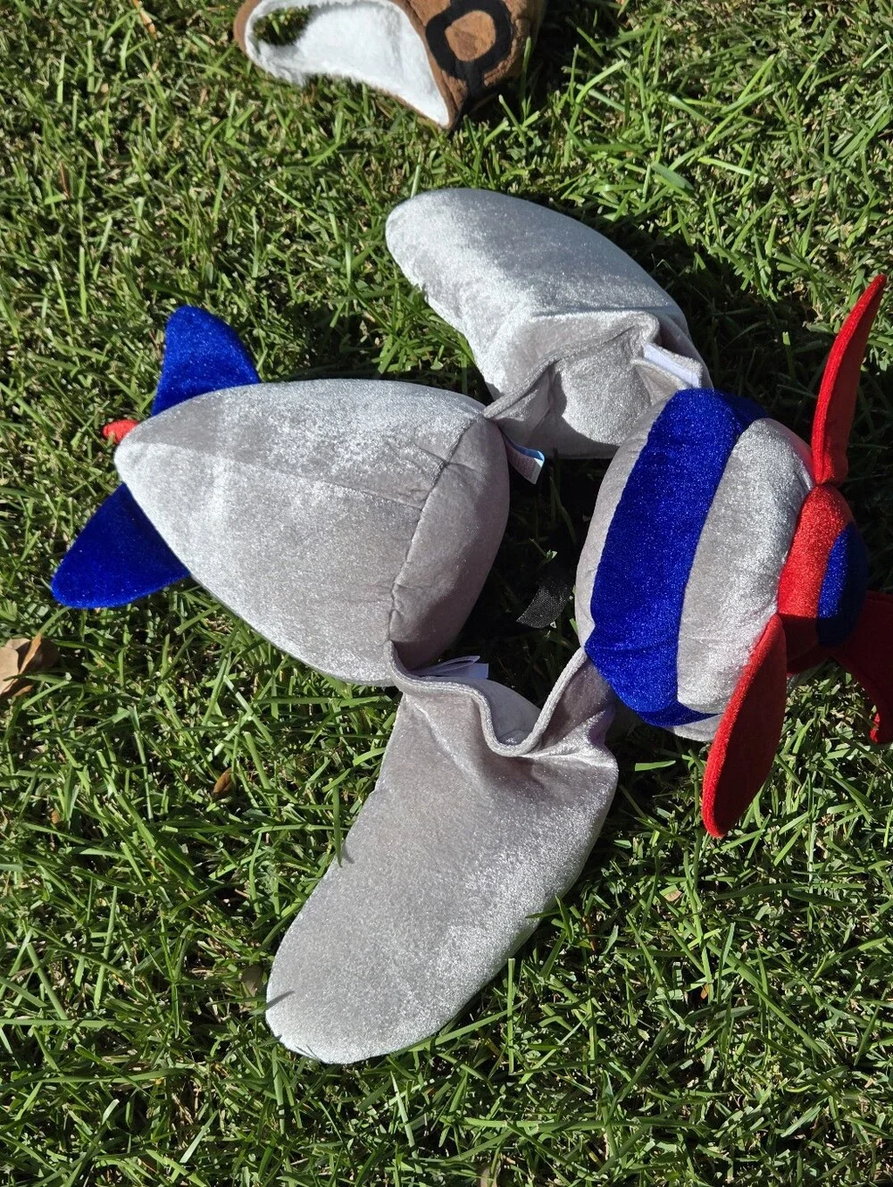 Airplane Pilot 3D Costume Kids Plush with cap, Ride In On, boy or girl kid 3 - 7